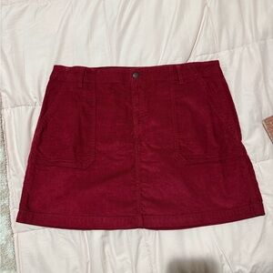 GAP Red Mini Skirt